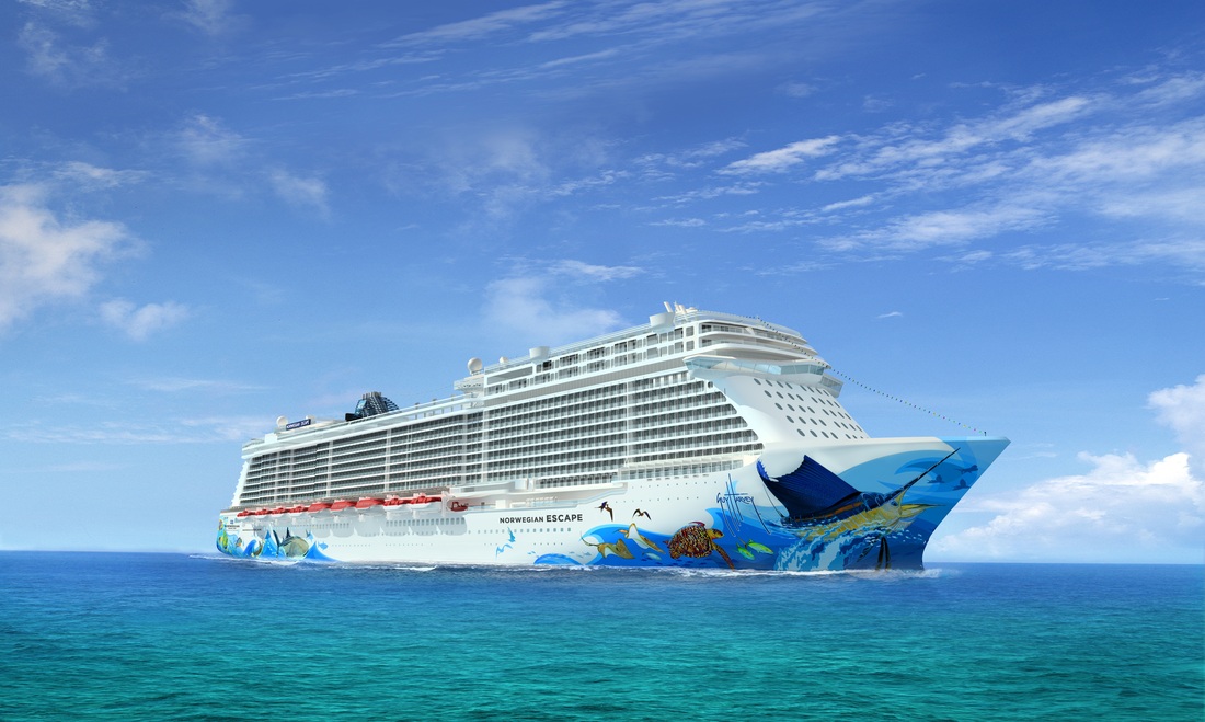 Norwegian Cruise Line's Norwegian Escape Rendering